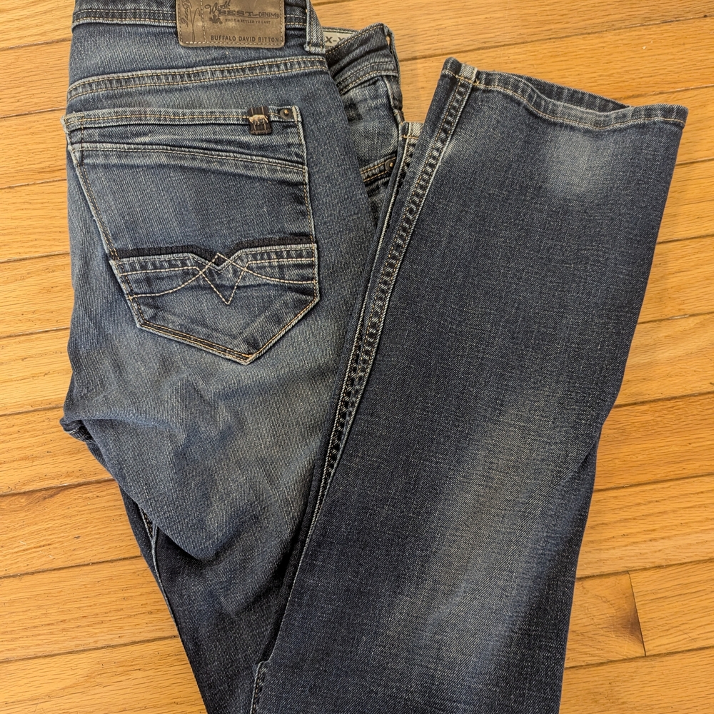 Buffalo David Bitton Blue Slim Jeans